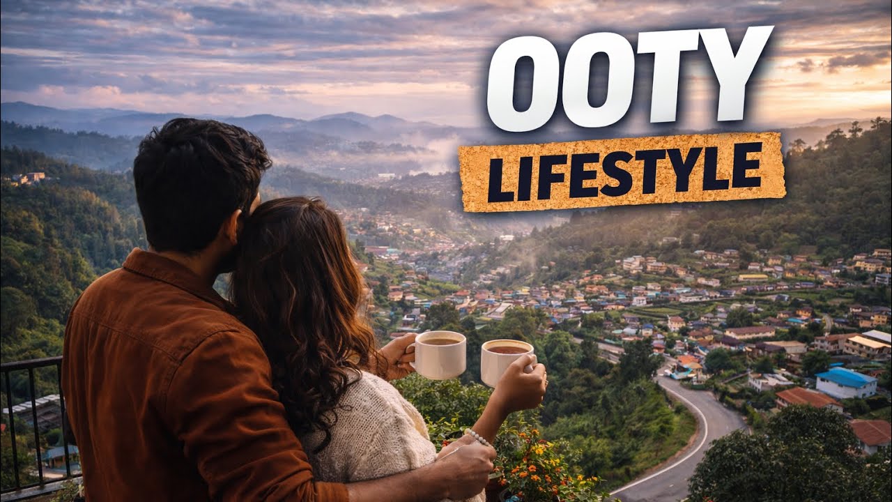 Ooty - Lifestyle -🥶🏡- Evening walk- Drizzling- Chill climate