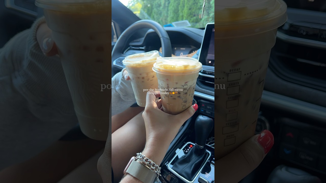 Starbucks fall menu dropped!! #starbucks #starbuckscoffee #falldrinks #fall #fallseason