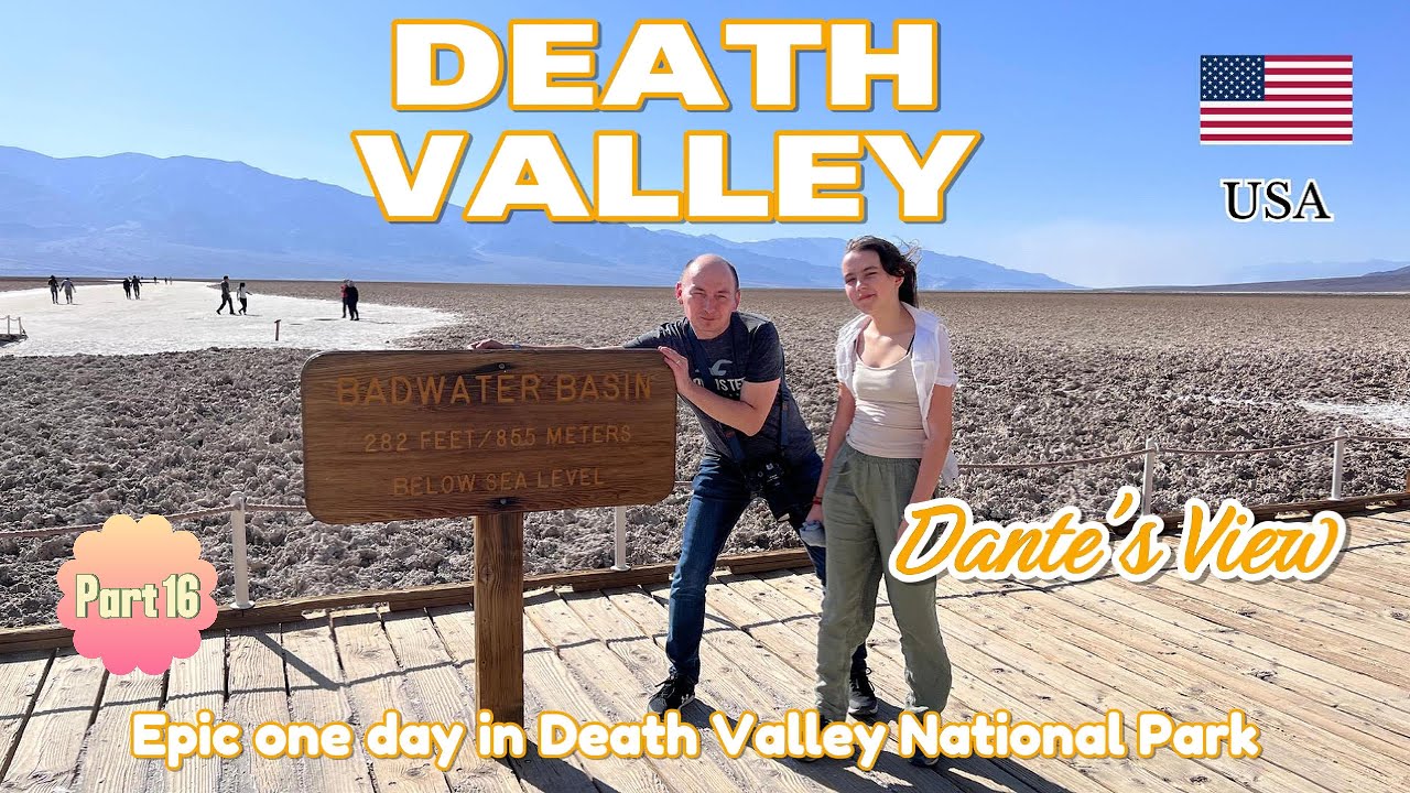 USA Death Valley, Sand Dunes, Dantes View a Artists Palette, Twenty Mule-family trip, Údolie smrti