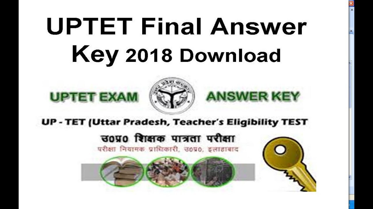 Download UPTET final answer key 2018 | Uptet Final answer key 2018 | UPTET final answer key 2018 PDF