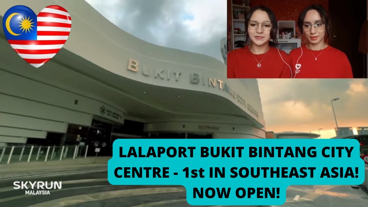 Italian/Arab Twins react to LALAPORT BUKIT BINTANG CITY CENTRE - 1st IN SOUTHEAST ASIA! NOW OPEN!