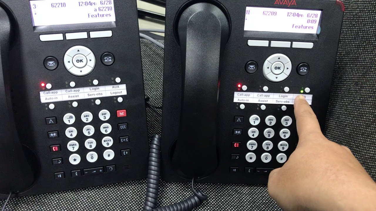 Login Agent on Iphone Avaya