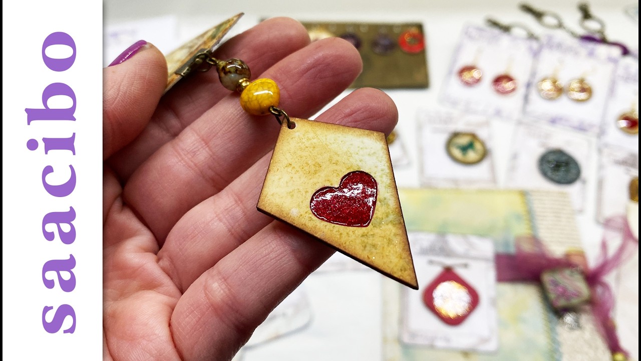 Anyone Can Do This! Beautiful Charms With Basic Supplies! #saacibo