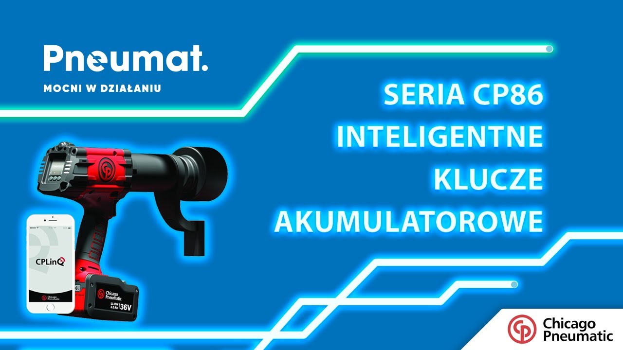 Inteligentne klucze akumulatorowe CP86 - klucz dynamometryczny CP8613, CP8626, CP8641, CP8681