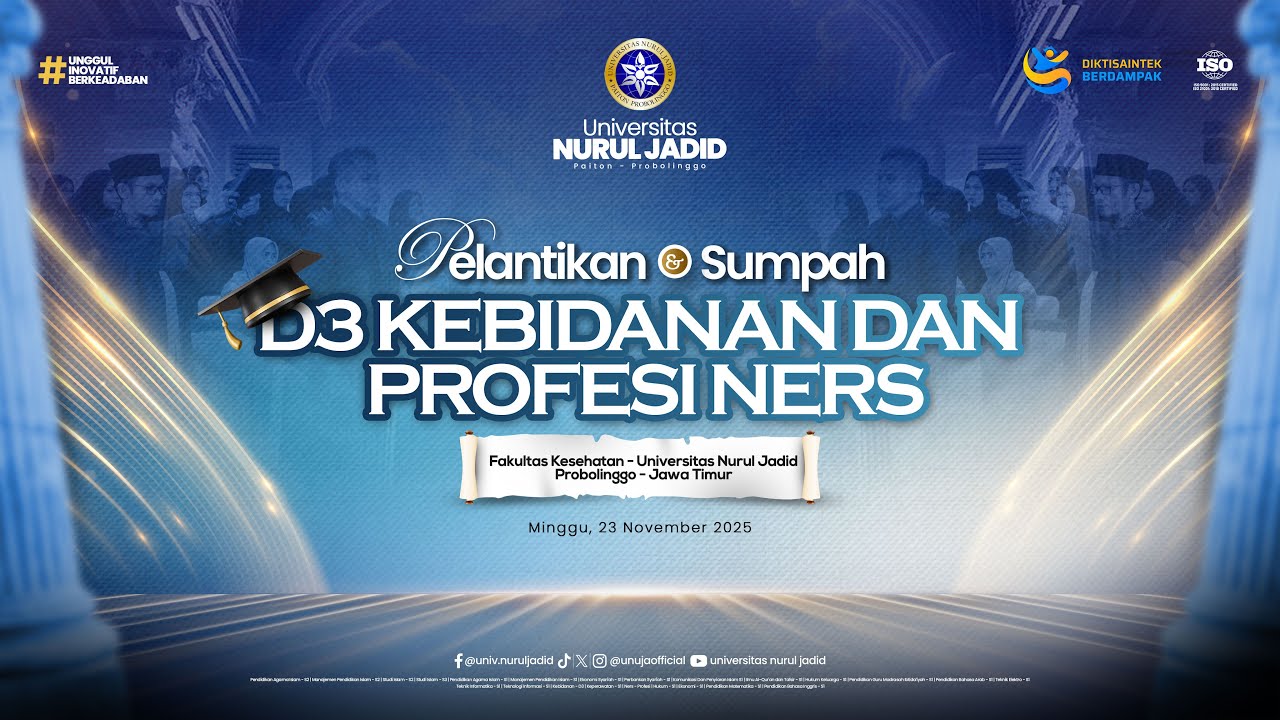 Pelantikan & Sumpah D3 Kebidanaan dan Profesi Ners | Universitas Nurul Jadid Tahun 2025