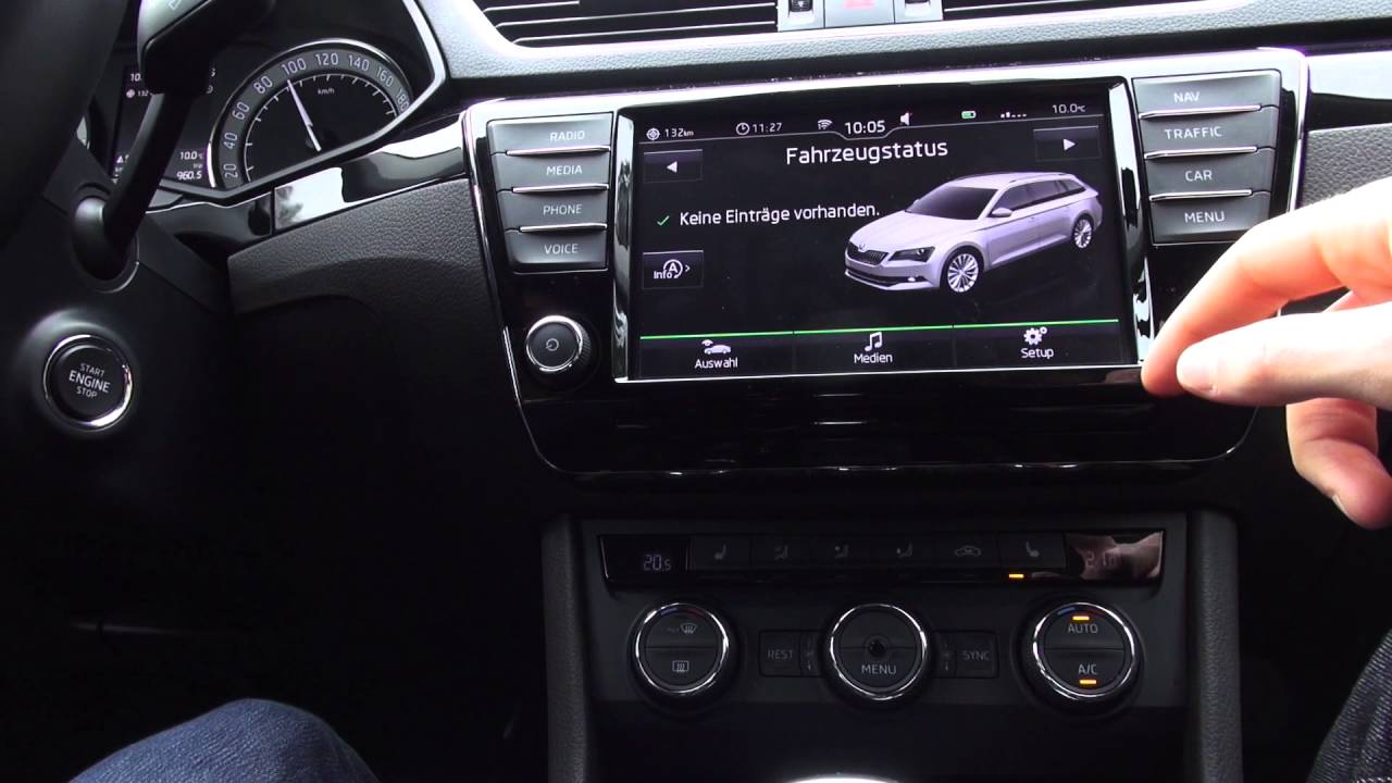 2016 Skoda Superb Columbus Infotainment - Überblick, Test und Erfahrungsbericht