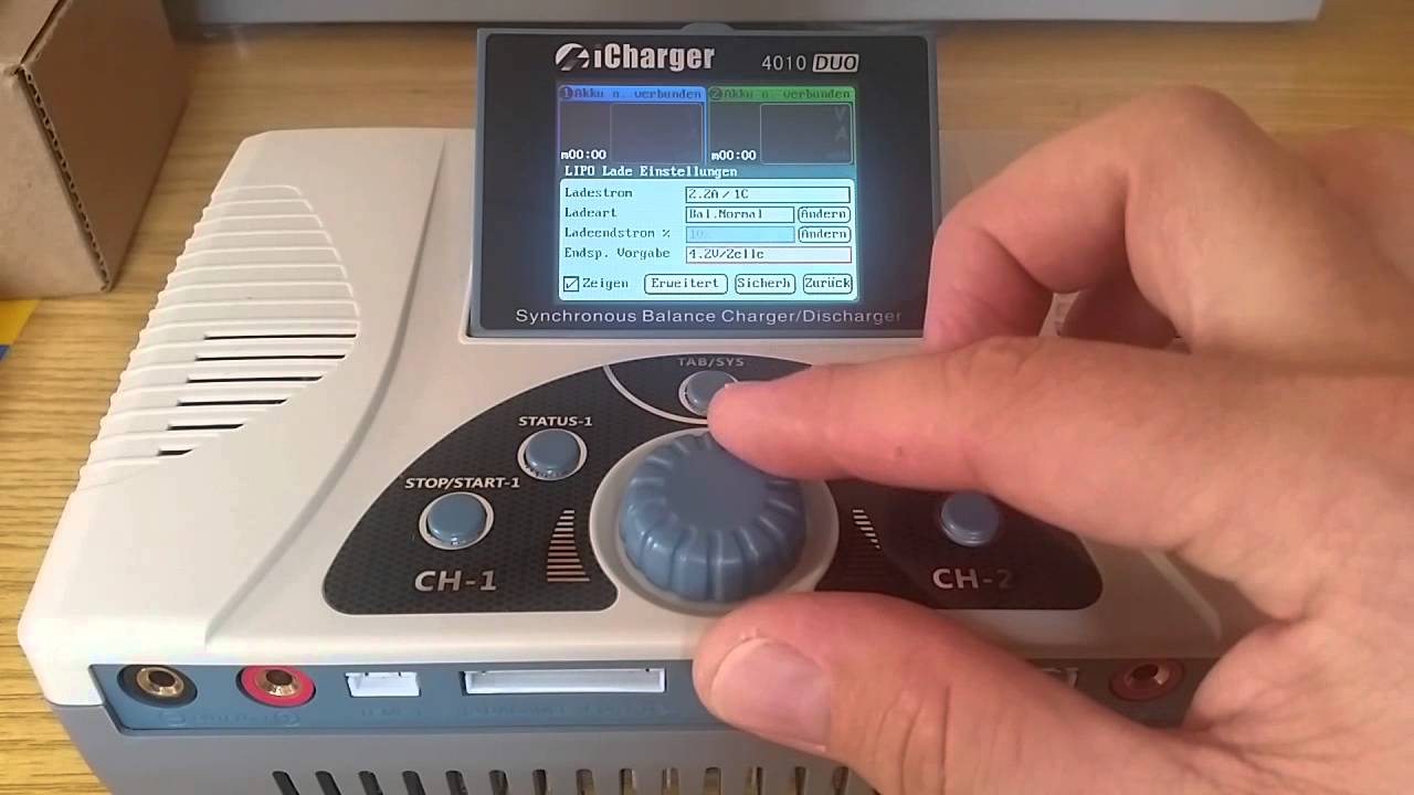 Junsi iCharger 4010 Duo, Ladeprogramm erstellen