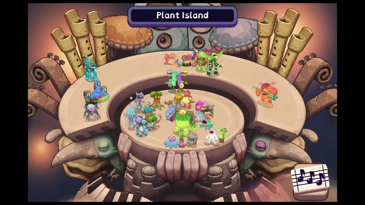 My singing monster composter - plant island