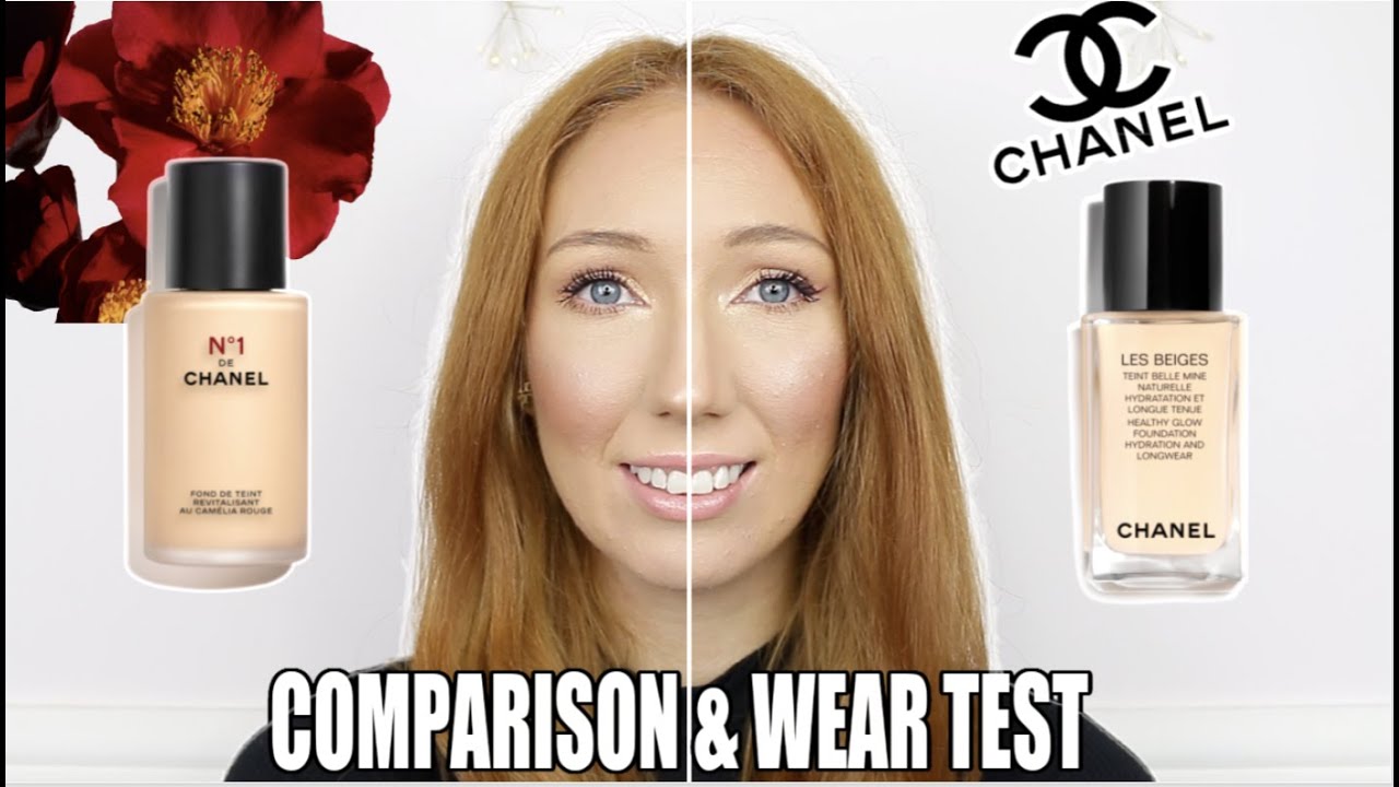 CHANEL NO1 DE CHANEL VS LES BEIGES HEALTHY GLOW | СРАВНЕНИЕ ТОНАЛЬНЫХ СРЕДСТВ И ТЕСТ НА СТОЙКОСТЬ...