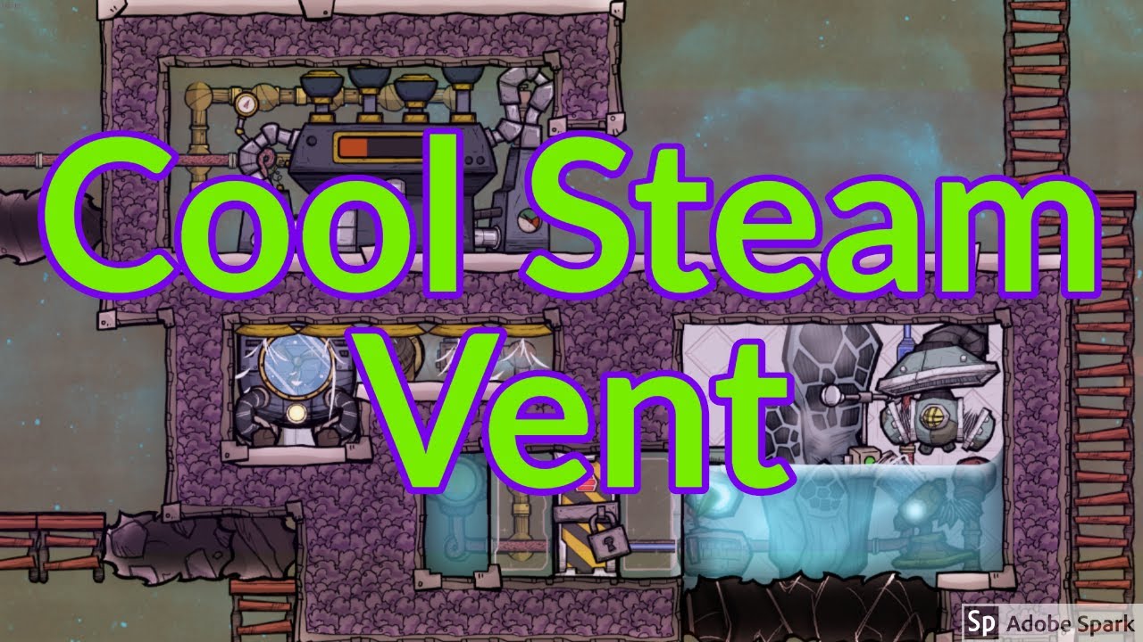 Cool Steam Vent Taming : Tutorial nuggets : Oxygen not included