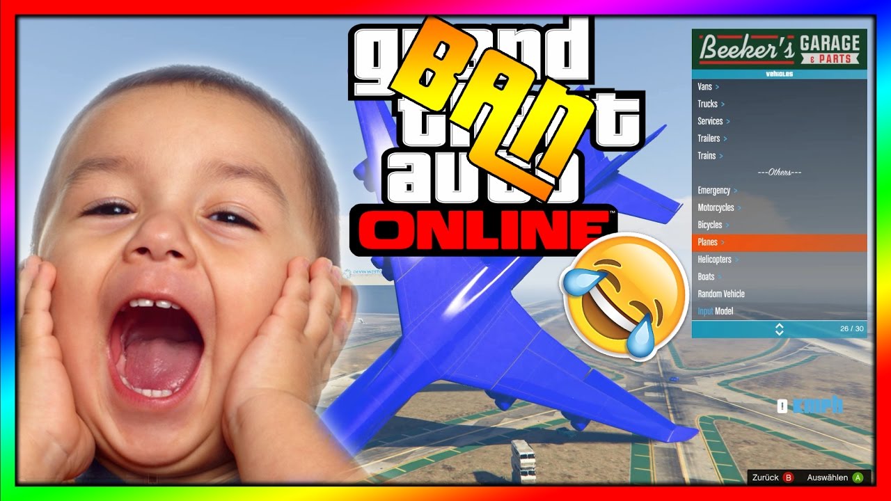 KINDER IN GTA ONLINE BANNEN! | MOD MENU TROLLING | FUN LOBBY German/ Deutsch GTA V MODS