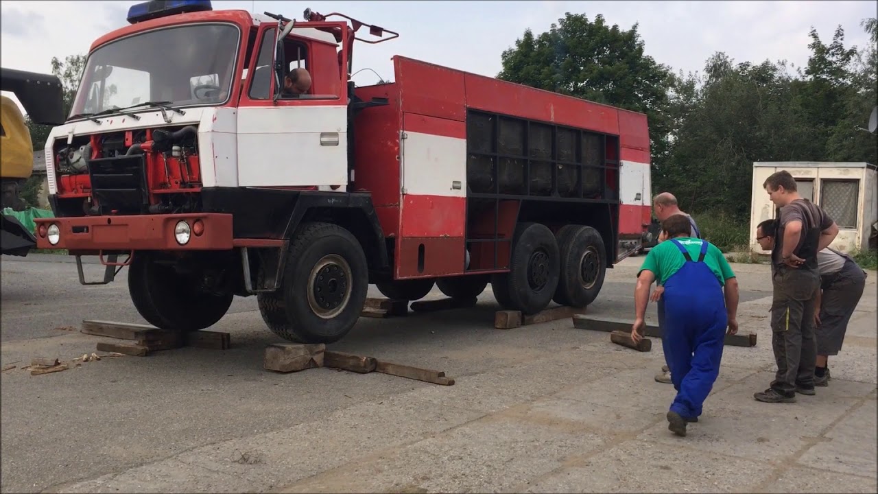 SDH Mrač: Nové zásahové vozidlo TATRA CAS 32 8200-S3R