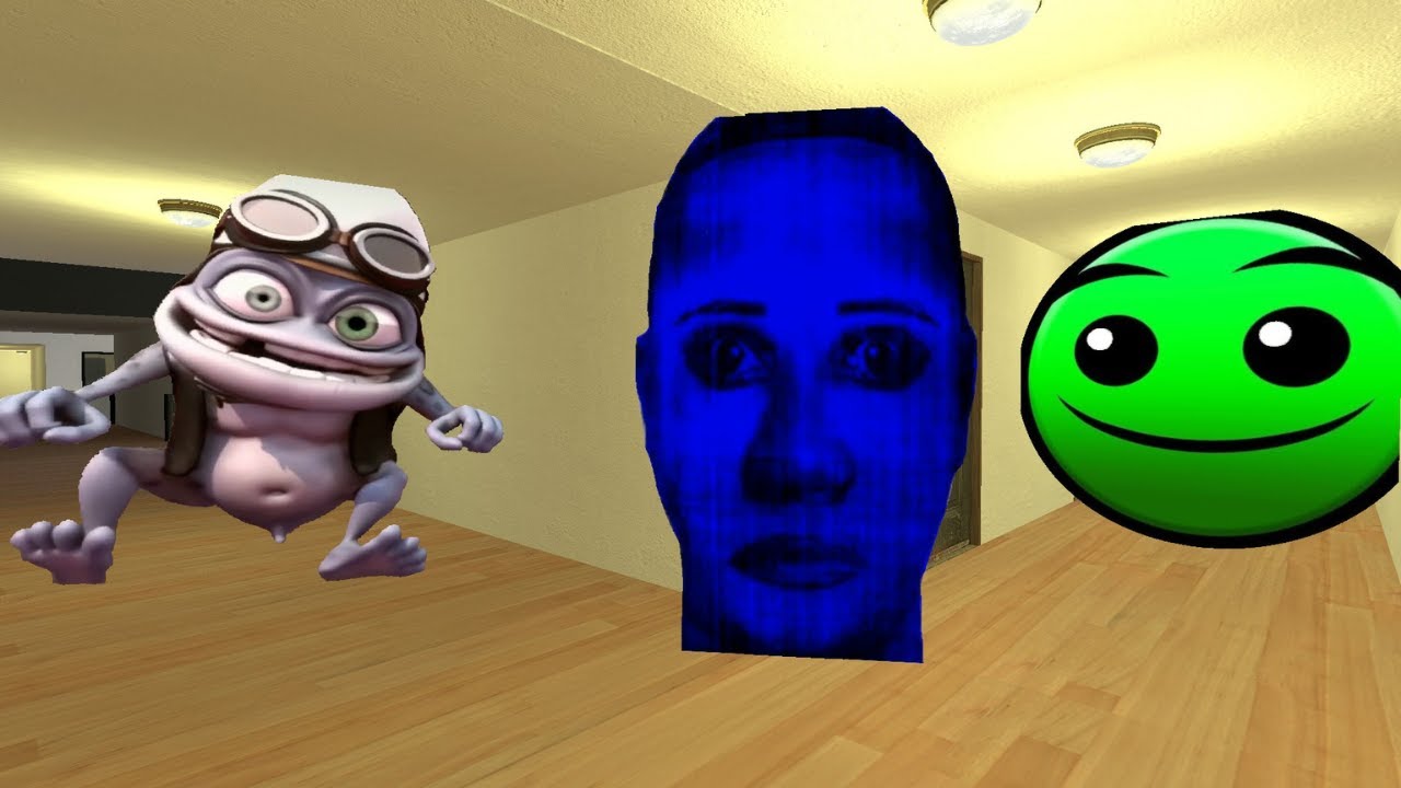 GARRY'S MOD FUN: CRAZY FROG MEETS SELENE,BLUE FIRE EFFECT#gmod_#nextbots_#shorts