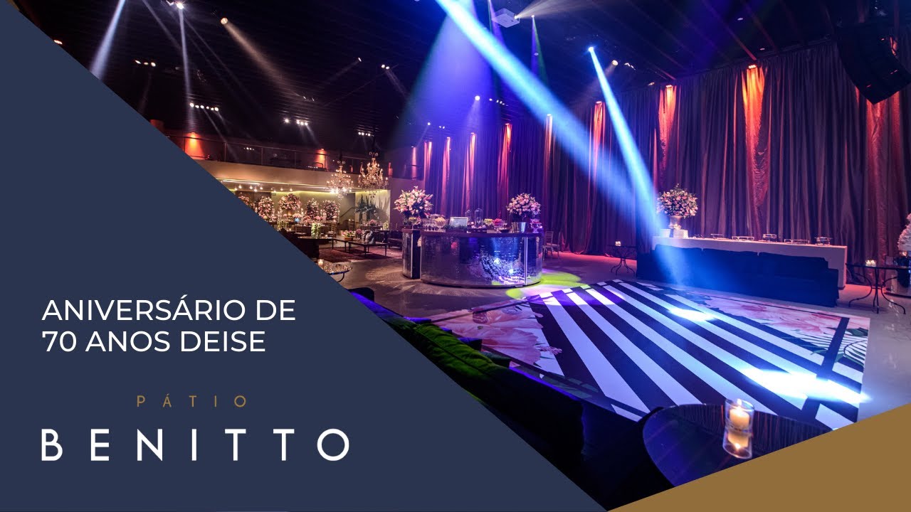 Anivers&aacute;rio Deise 70 anos no P&aacute;tio Benitto