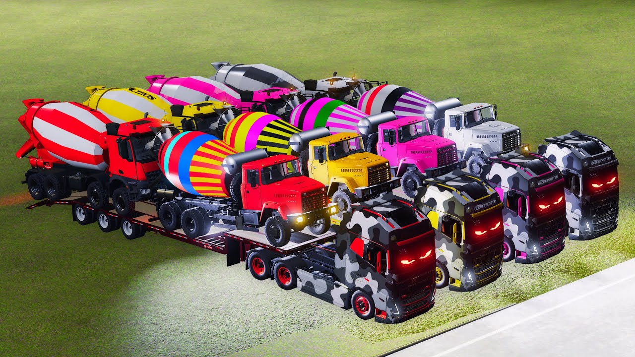 Transporting HUGE Mixer Trucks with Powerful MAN Trucks! 🚚💪 | Farming Simulator 22 #109