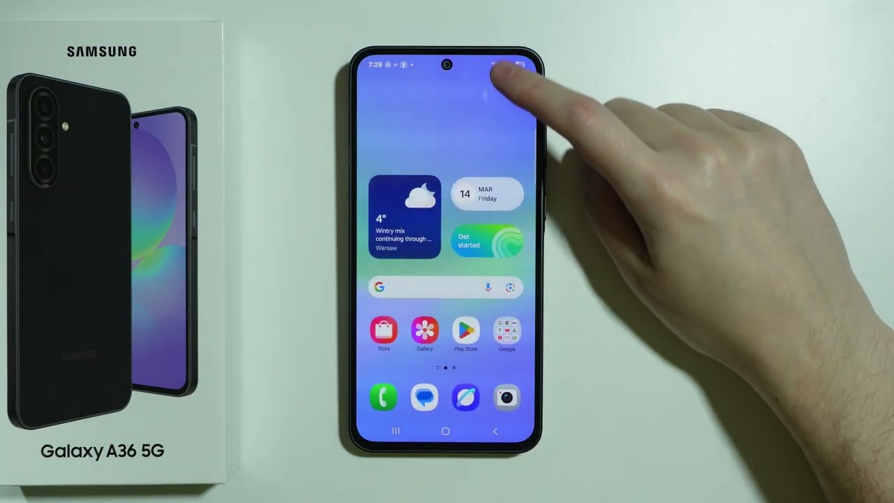 Samsung Galaxy A36 5G: How to Turn ON/OFF Automatic Brightness (Adaptive Screen Brightness)
