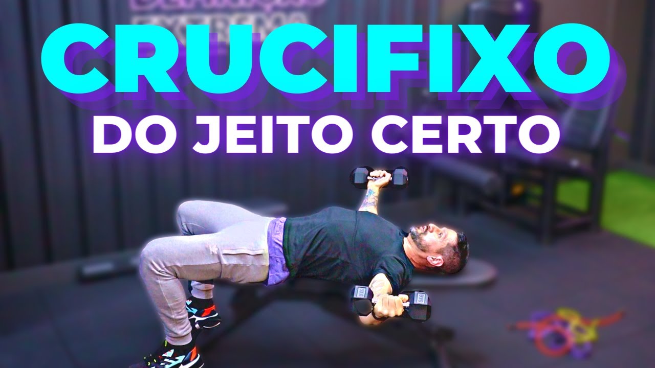 Como fazer CRUCIFIXO corretamente (academia e em casa)