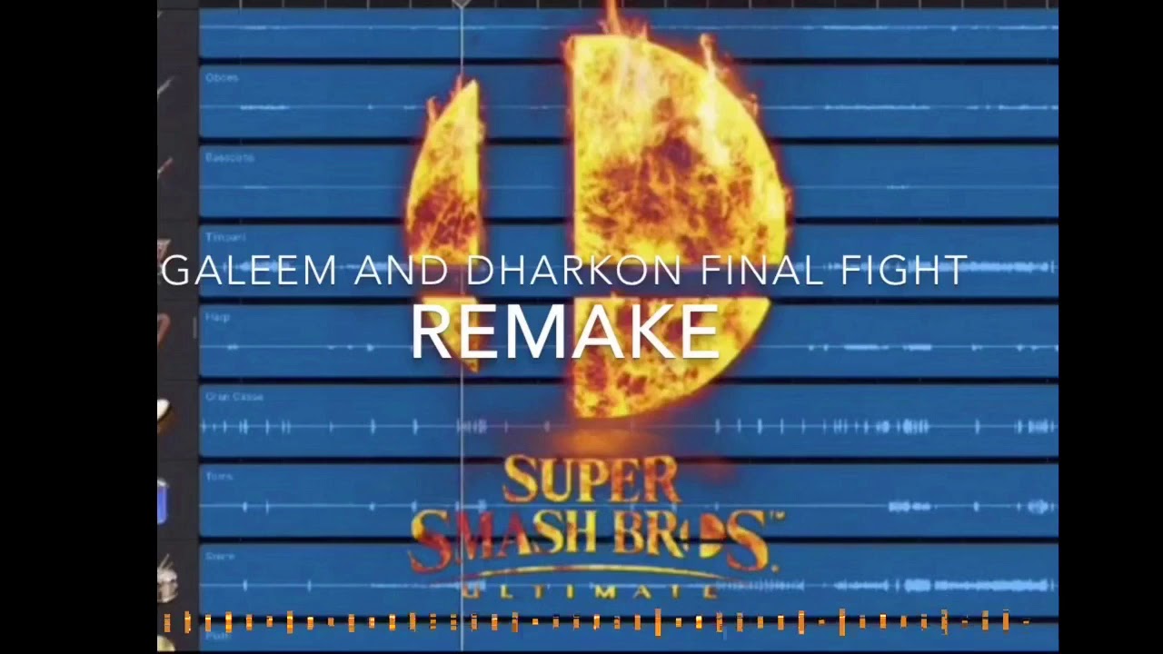 Super Smash Bros Ultimate Galeem and Dharkon Final Fight REMAKE