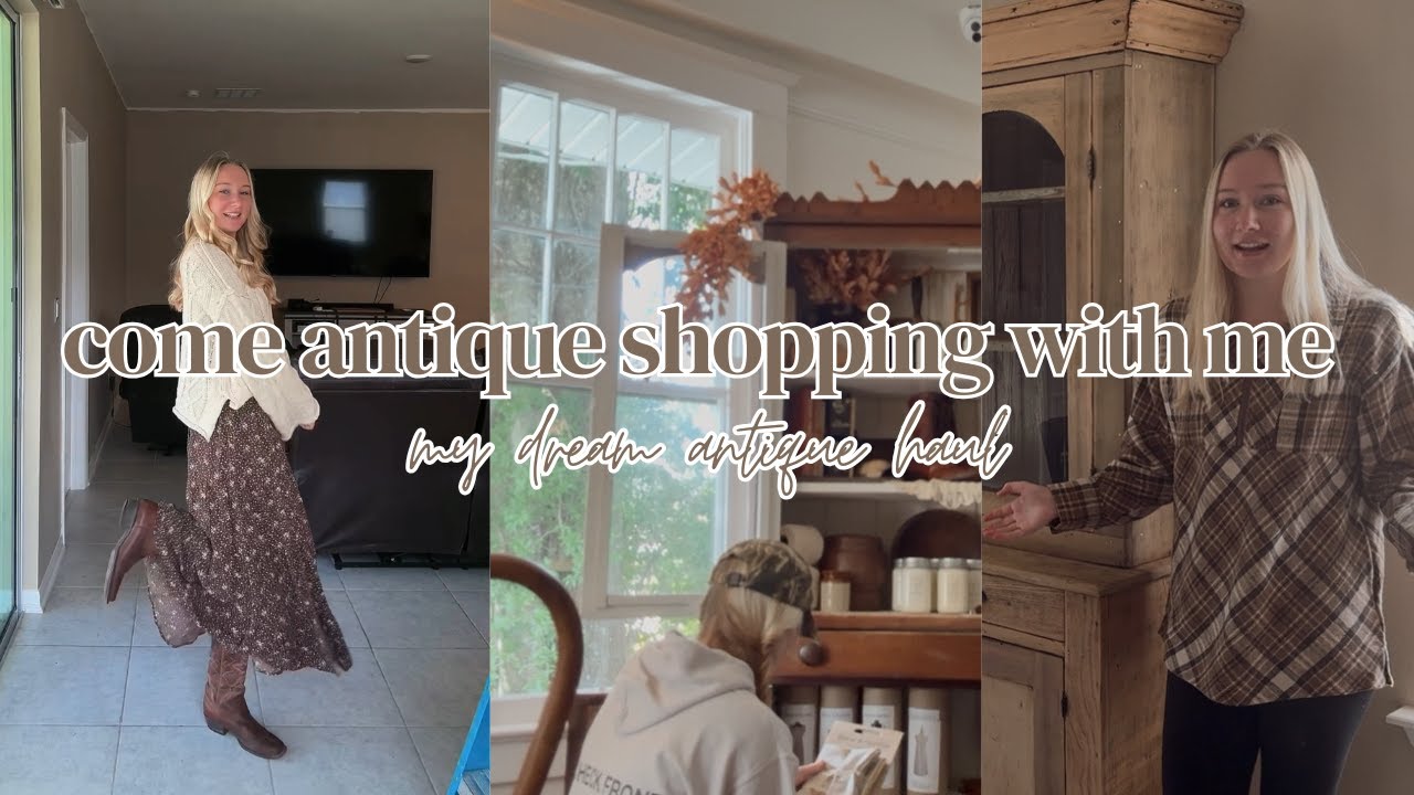 my dream antique haul // come antiquing with me 🕰️