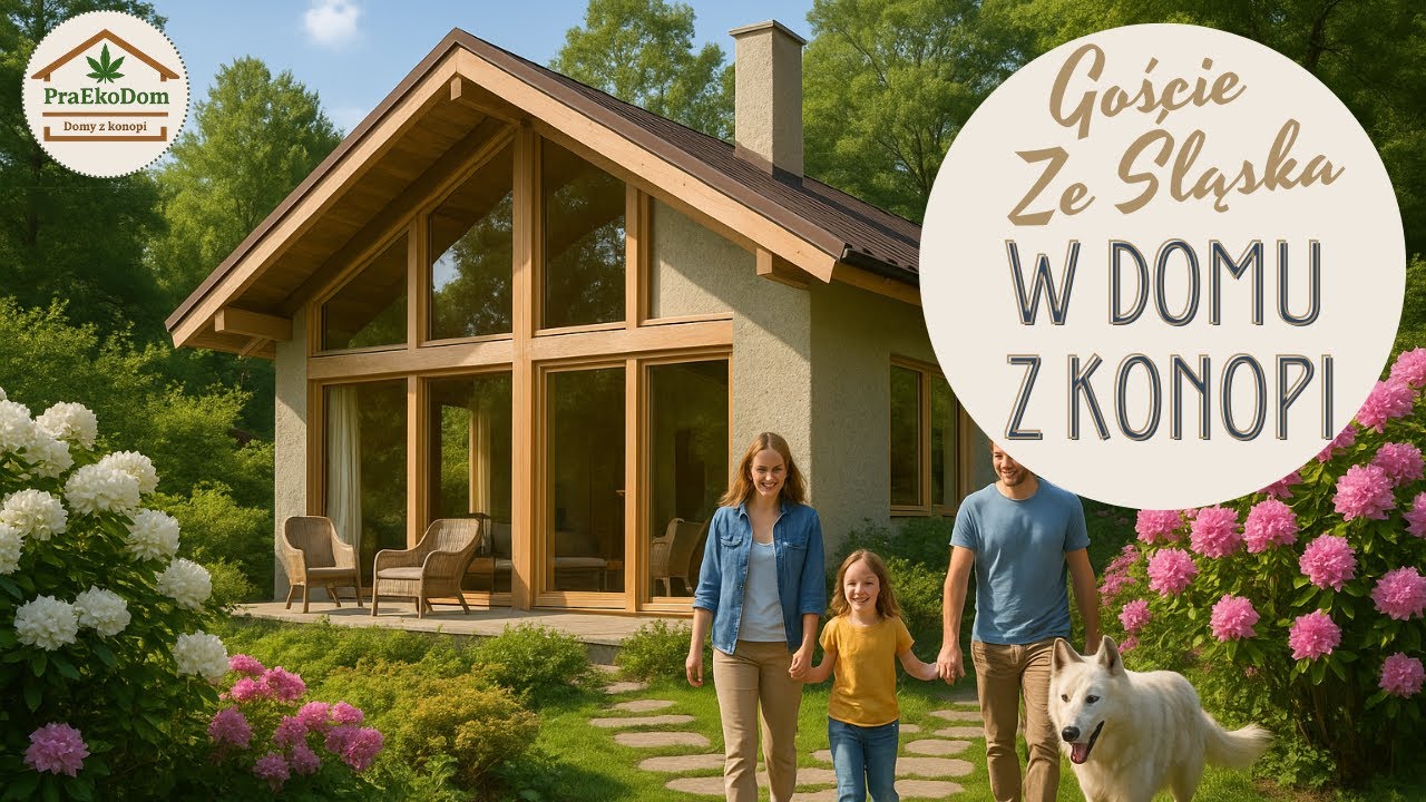 Goście ze Śląska w domu z hempcrete