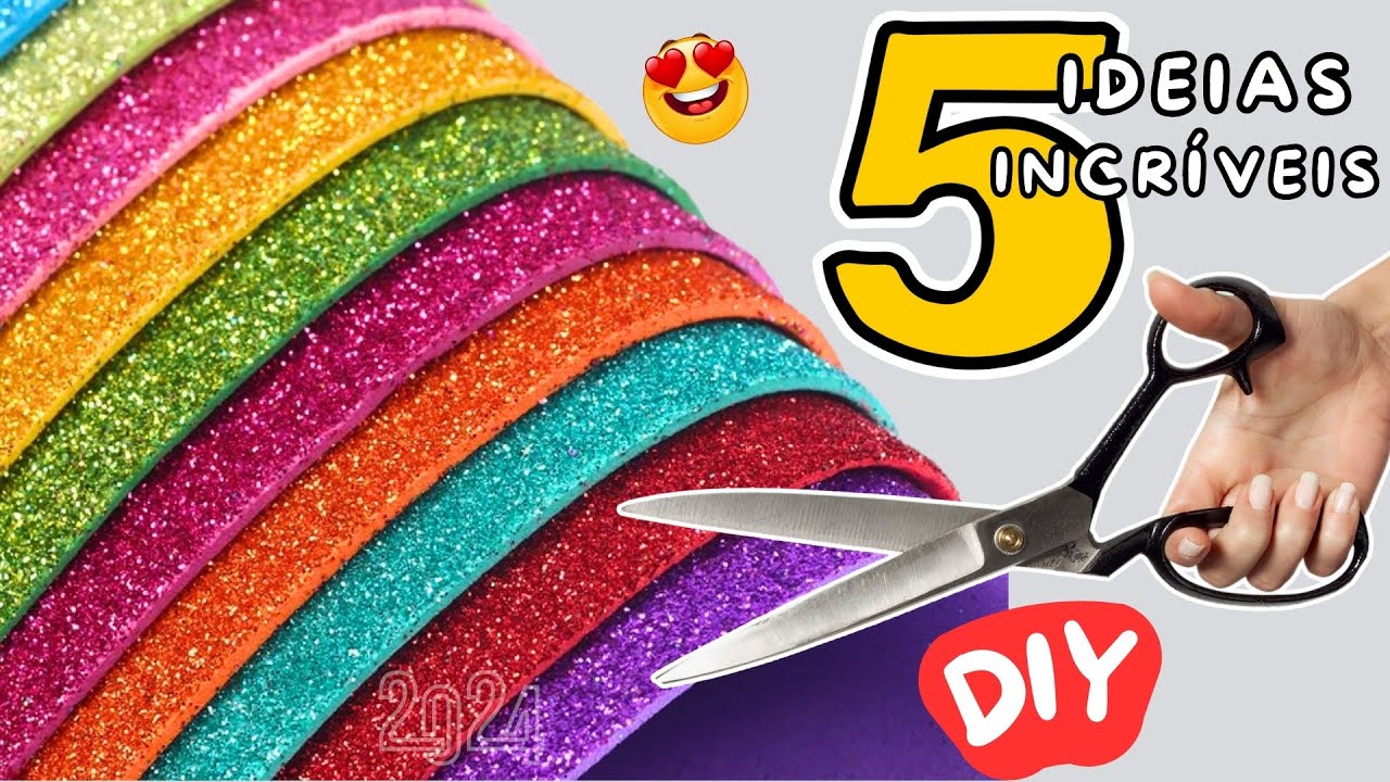 Ух ты! 🤩 5 Идей ремесла из блестящего пенопласта: Супер красивые ❤️ Идеи, которые вам понравятся!