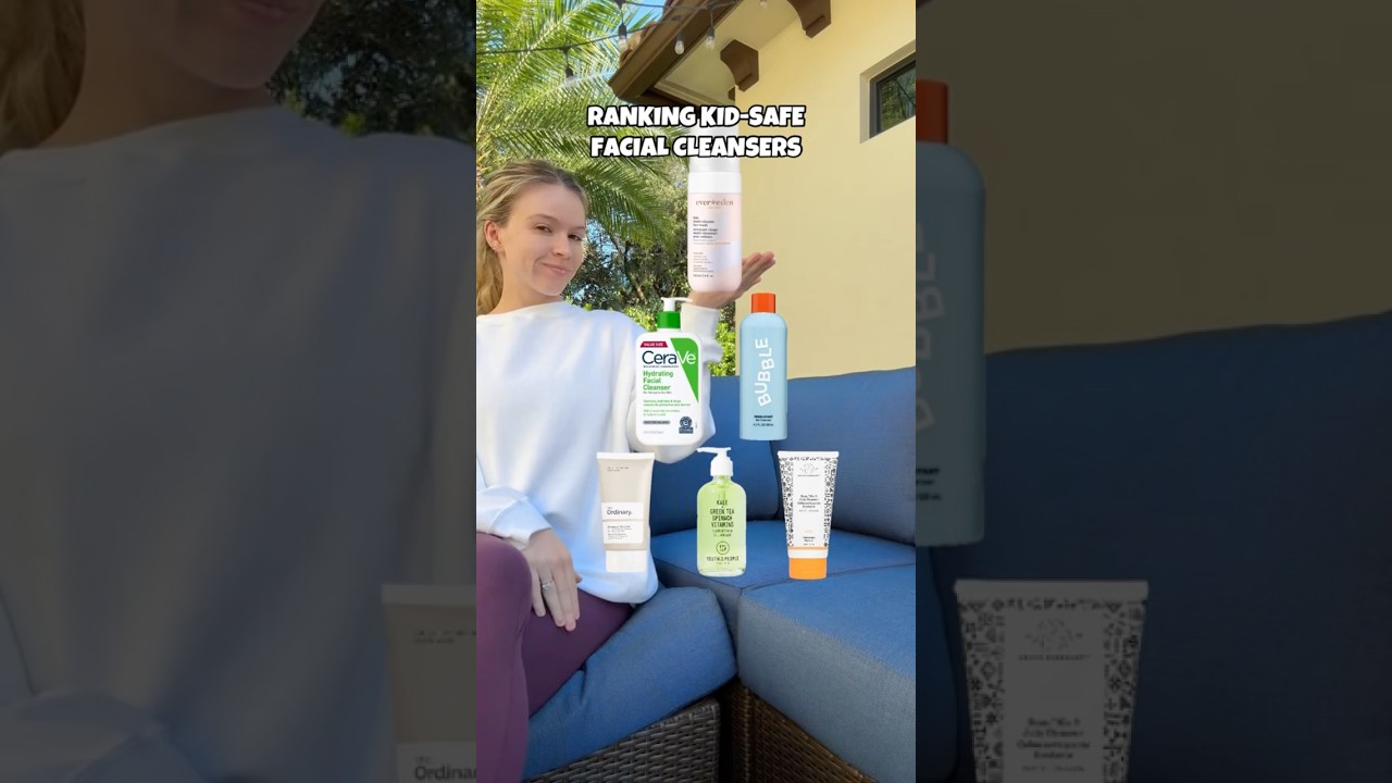 The best kid cleansers are.. 🥁#evereden #skincareforkids #preppy #sephorakids #skincare #trend