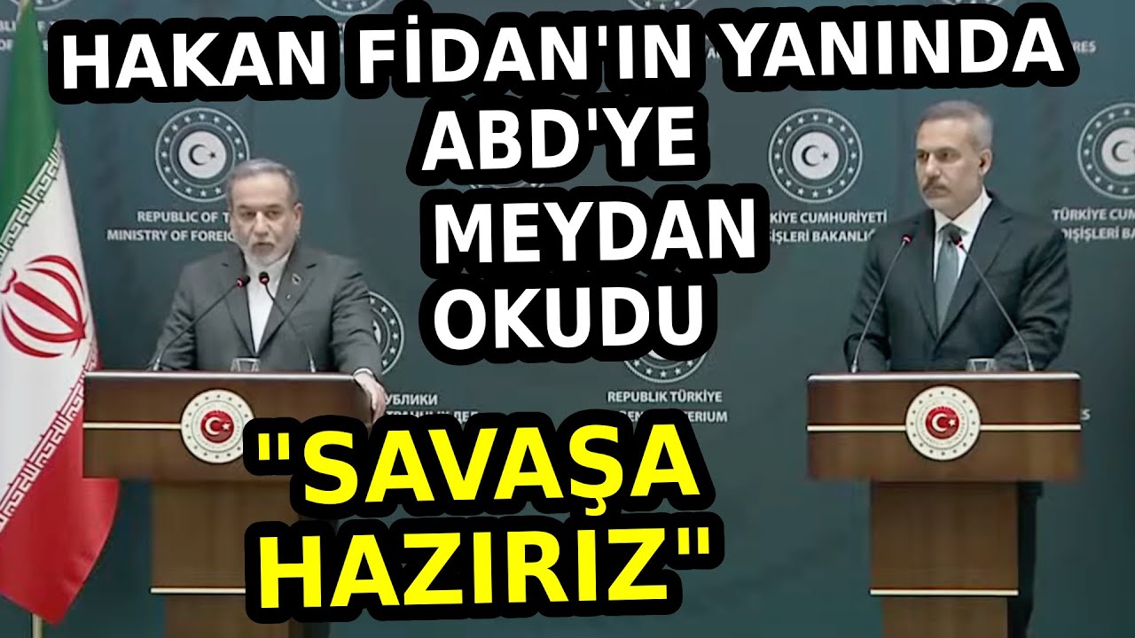 Hakan Fidan'ın Yanında ABD'ye Meydan Okudu! İran Dışişleri Bakanı Abbas Erakçi Neler Söyledi?