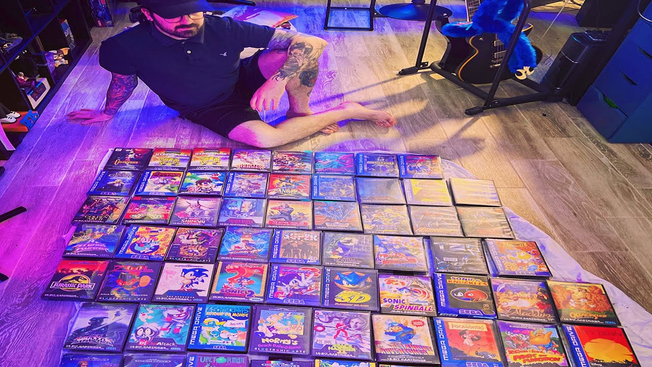 ¡ESTA ES MI  COLECCIÓN de MEGA DRIVE! +100 JUEGOS ( SEGA MEGADRIVE collection )