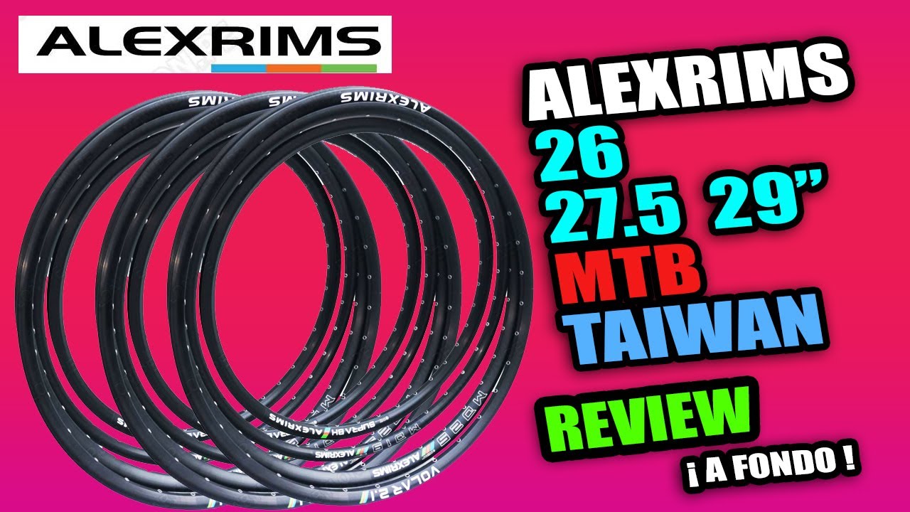 AROS ALEXRIMS VOLAR 2.1 SUPRABH MD19 MD25 26/27.5/29ER ALUMINIO CNC BABYLON