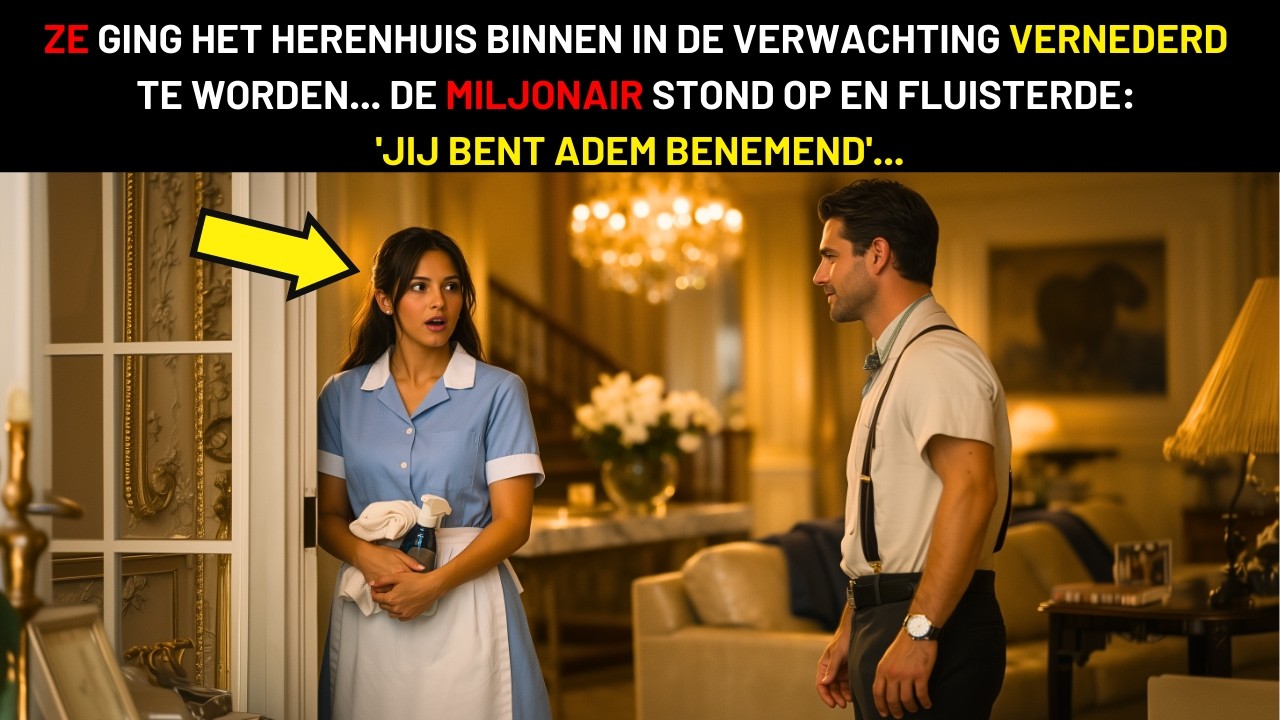 ZE GING HET LANDHUIS BINNEN, KLAAR VOOR VERNEDERING... DE MILJONAIR ZAG HAAR: 'JIJ BENT SCHITTEREND'