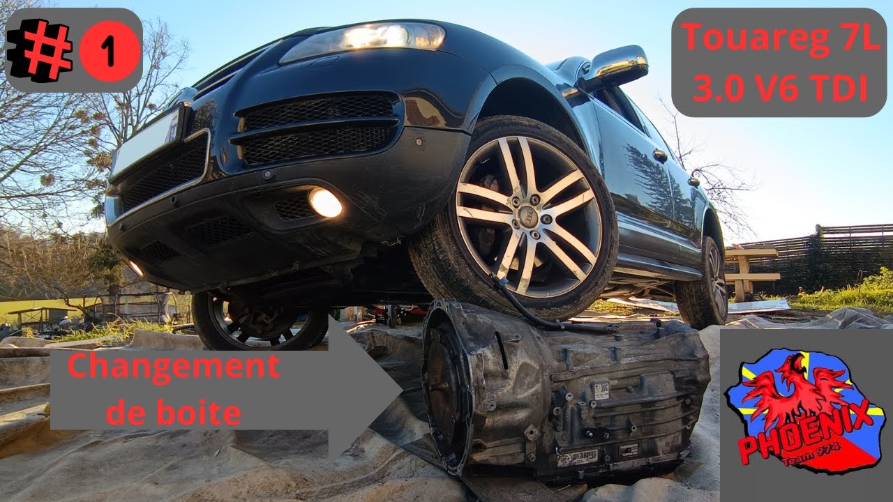 Changement de boite Touareg 7L 3.0 V6 TDI  (Partie 1: Démontage boite 09D TR60SN)