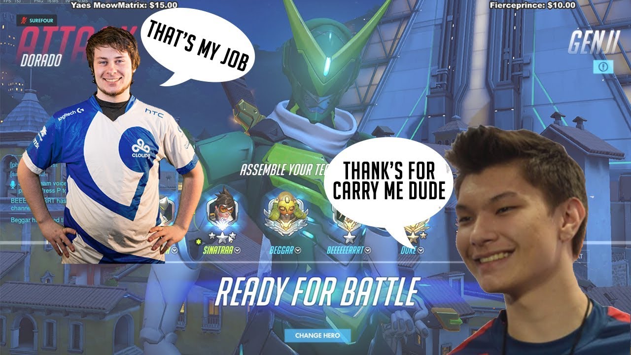 Overwatch - Surefour Carry 150K Man Sinatraa