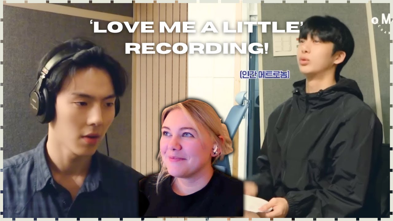 MONSTA X 'LOVE ME A LITTLE' RECORDING - REACTION!