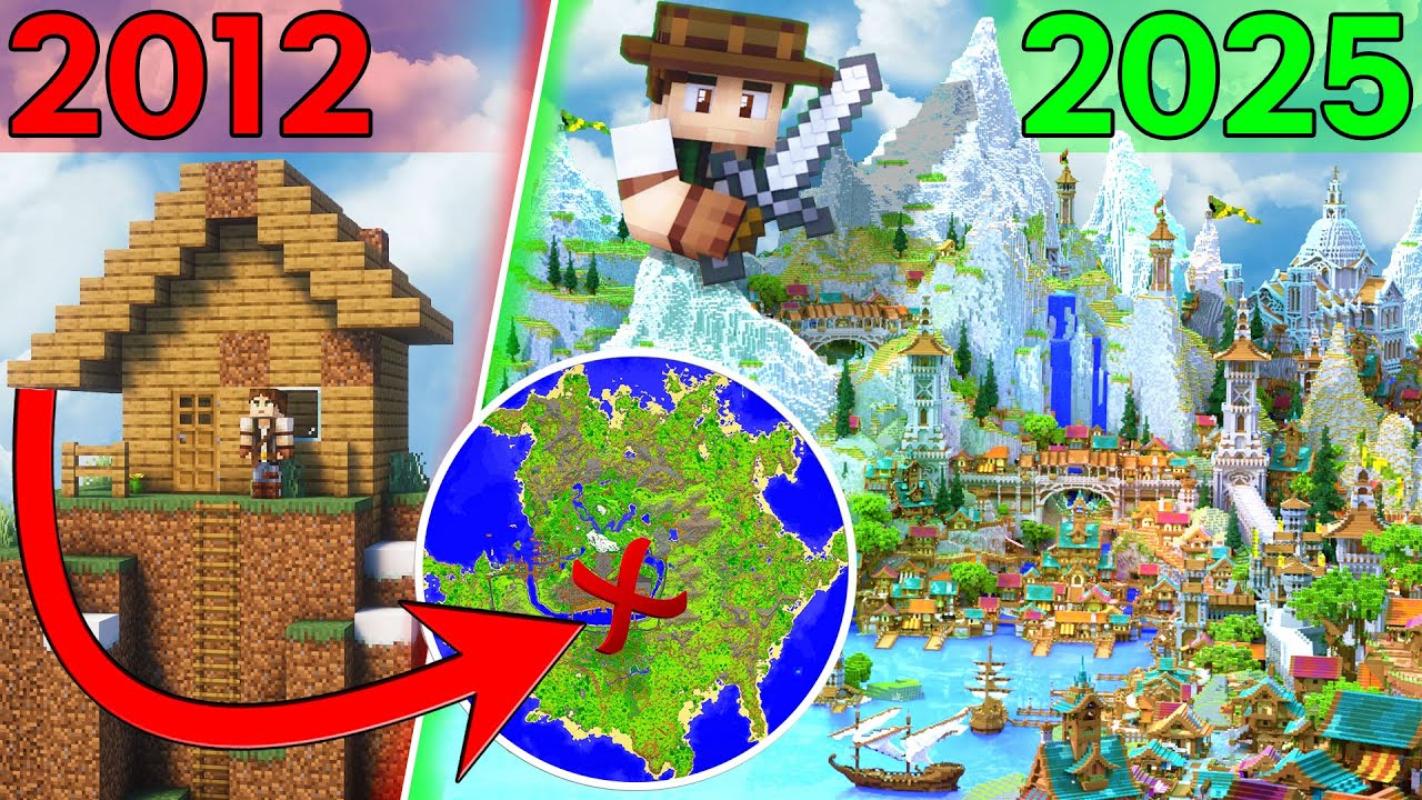 Я потратил 12 лет на создание одного ГРАНДИОЗНОГО мира Minecraft!