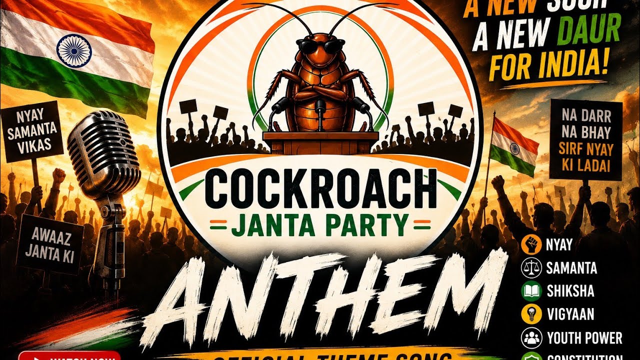 Cockroach Janata Party Theme Song | Awaaz Janta Ki 🔥