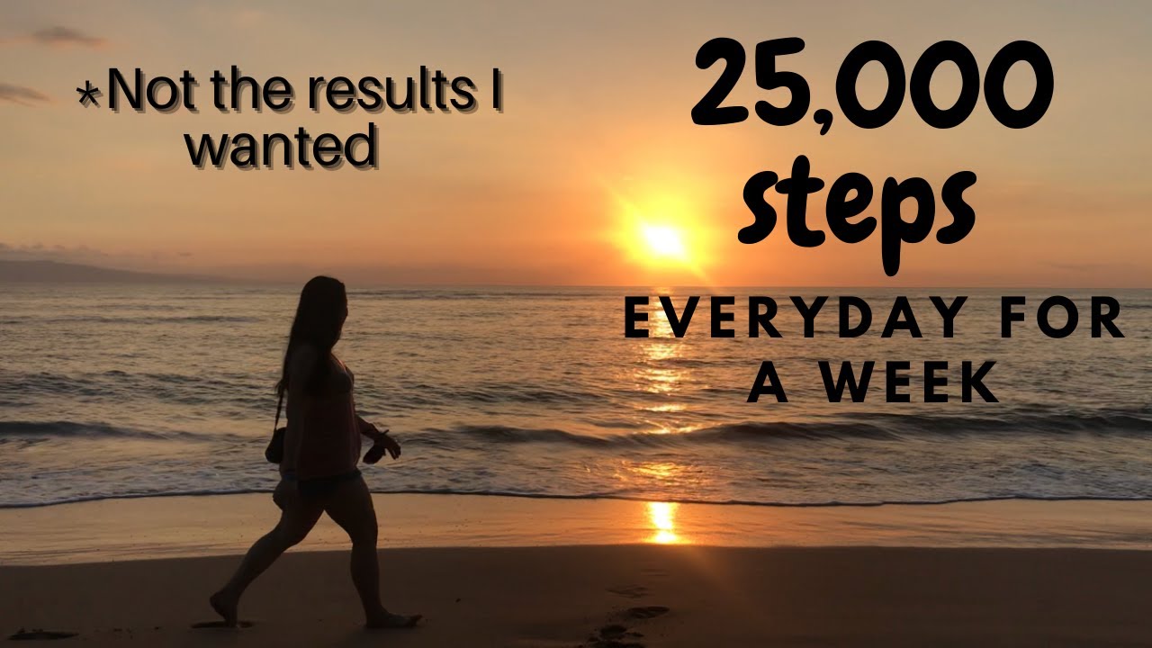 25,000 Steps Everyday For A Week (did not expect what happened)