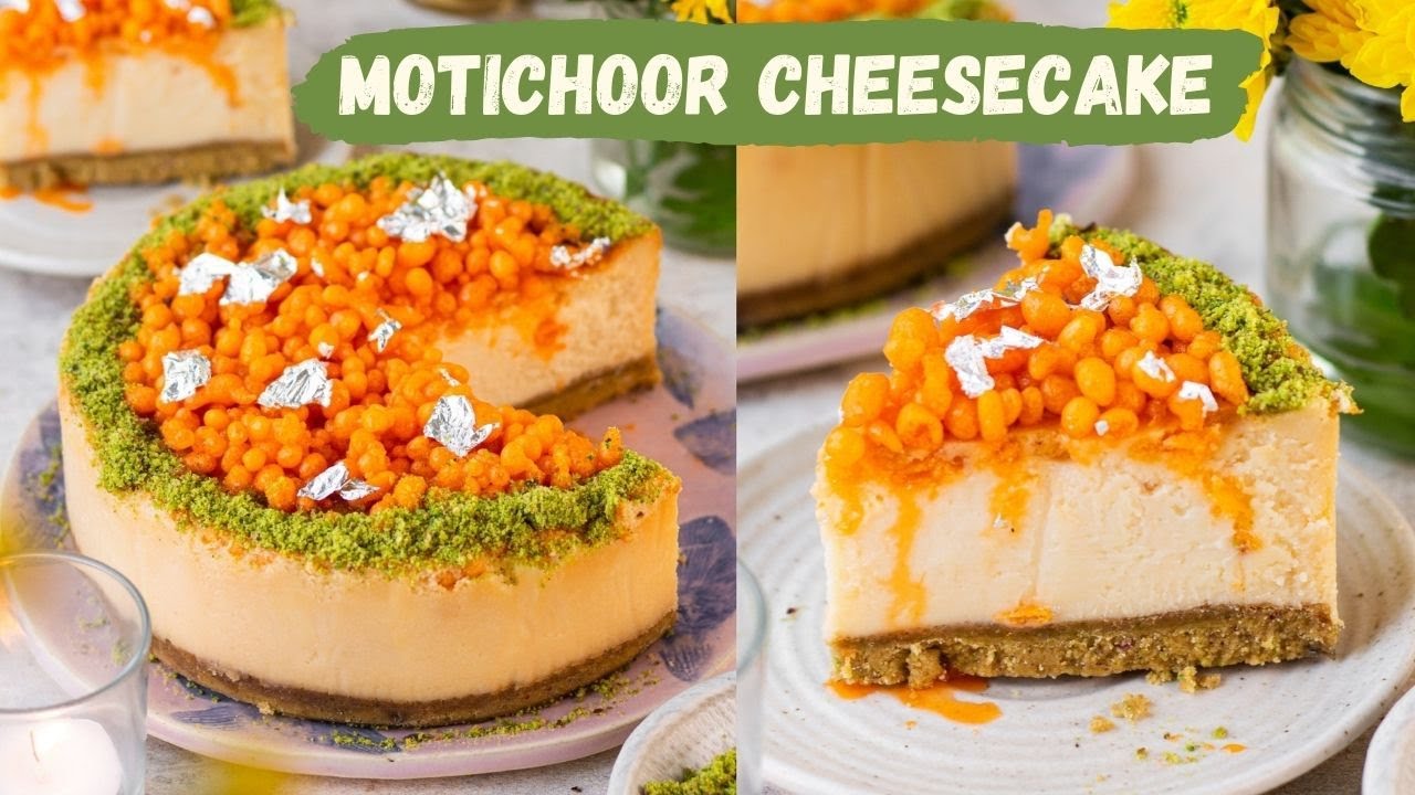 Eggless Motichoor Cheesecake |Trending Diwali Recipes| Meethi Boondi Recipe | Diwali Desserts