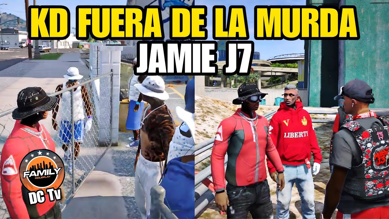 JAMIE y LOS J7 REUNIÓN HABLAN De KD, JAMIE SACA A KD de LA MURDA POR MALAS DECISIONES FAMILY RP 