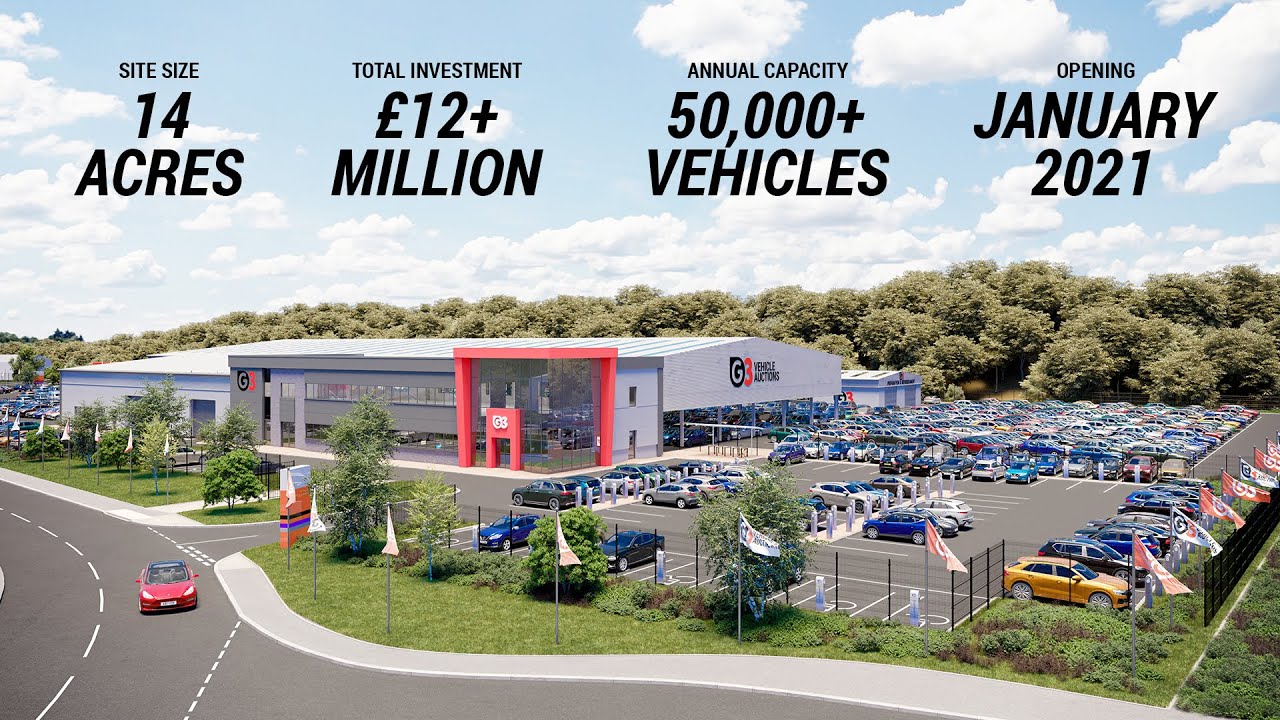 G3 Vehicle Auctions Yorkshire - our new &pound;12m 14-acre vehicle auction experience!