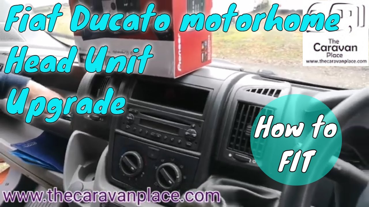 Обновление головного устройства Pioneer Double DIN Fiat Ducato для автодома