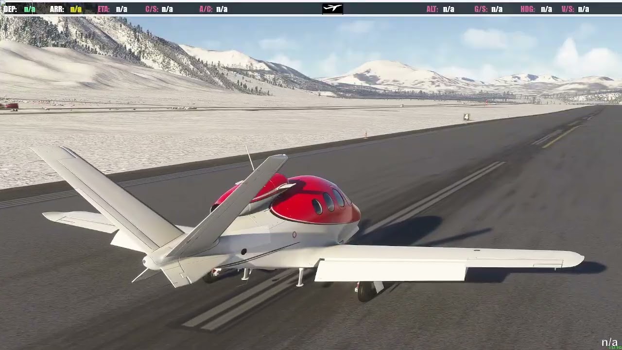 Mammoth Yosemite Winter Arrival from Sacramento Intl United States   Visionjet MSFS 2024