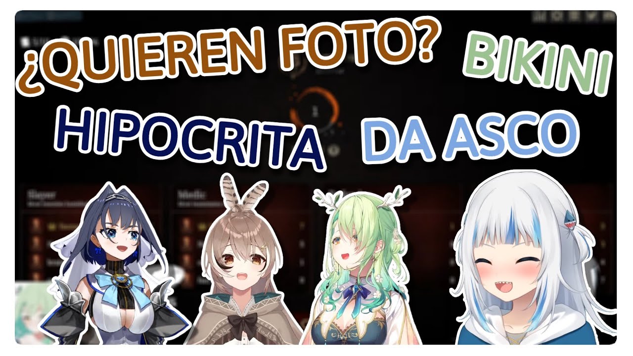 Gura, Kronii, Mumei y Fauna hablan de trajes de baño y ombligos en su podcast [HoloEN][Sub Español]
