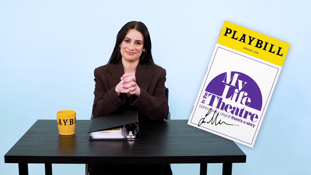 Lea Michele in Playbill's 'My Life in the Theatre'