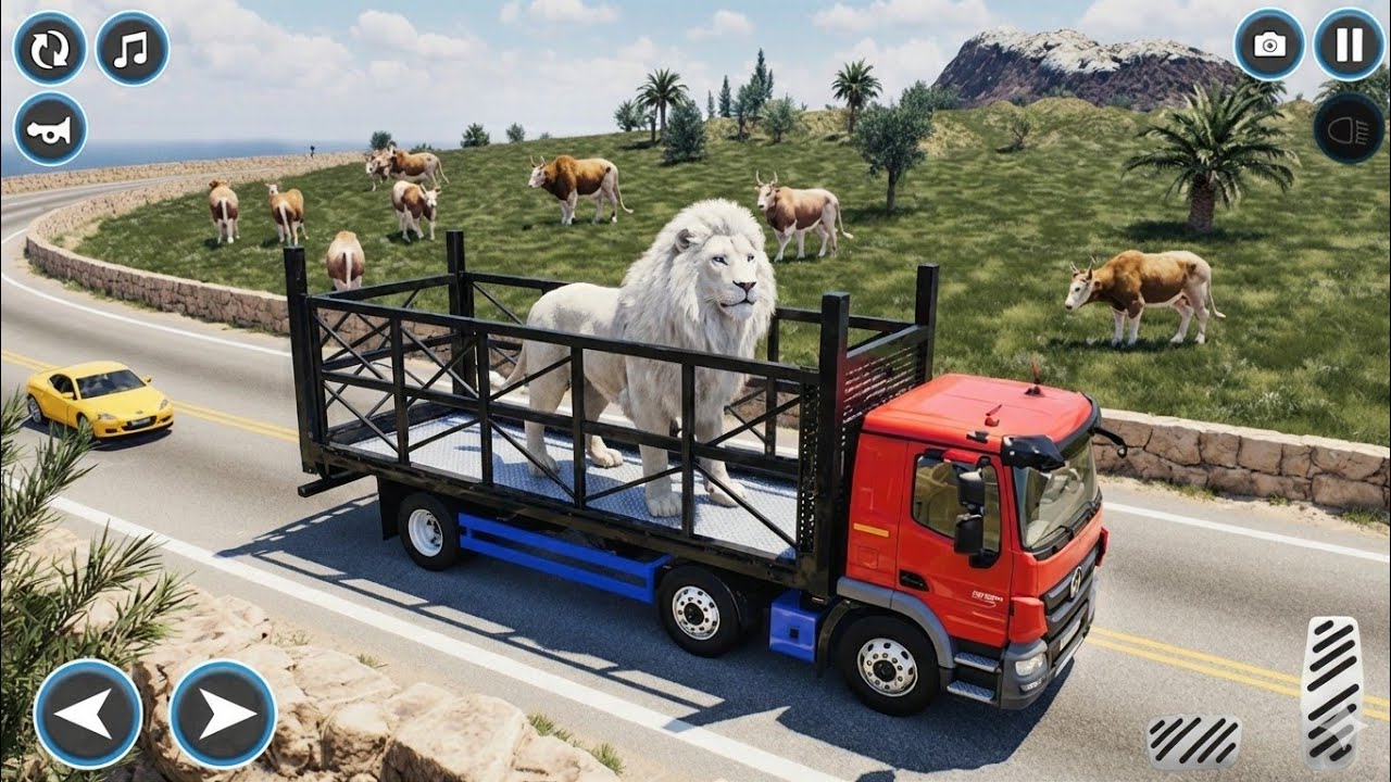 🦁 Wild Lion Transport Simulator – Ultimate Animal Truck Driving Game 🚛🔥