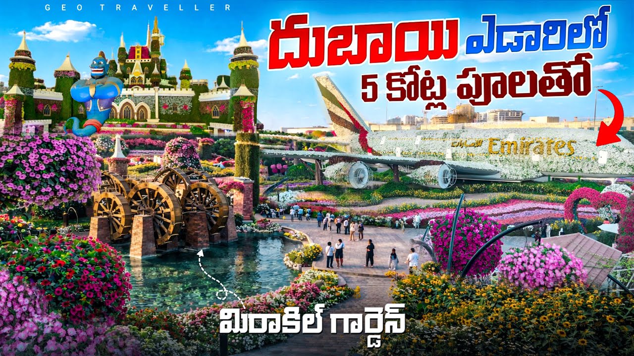 Dubai Desert Miracle 🌸🦋 | Miracle Garden, Butterfly Garden & Mall of the Emirates #geotraveller