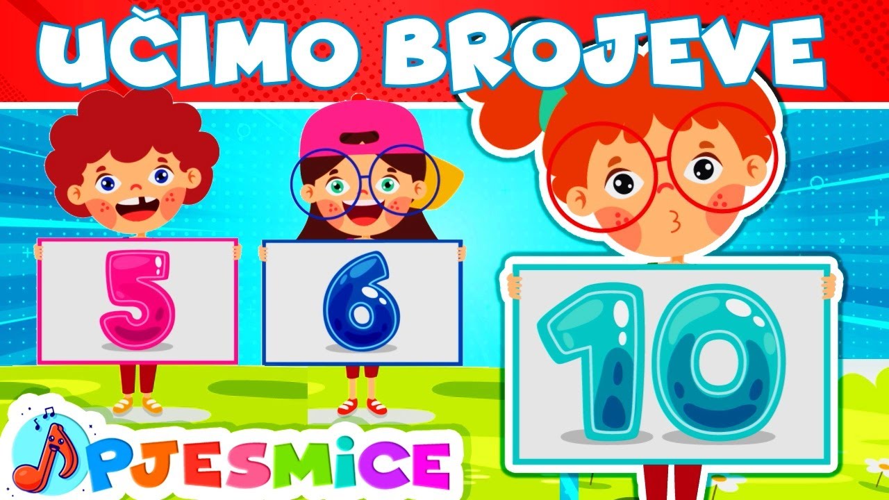 DJEČJE PJESME ♫ Učimo brojati do 20 | Pjesmice za vrtić o brojevima