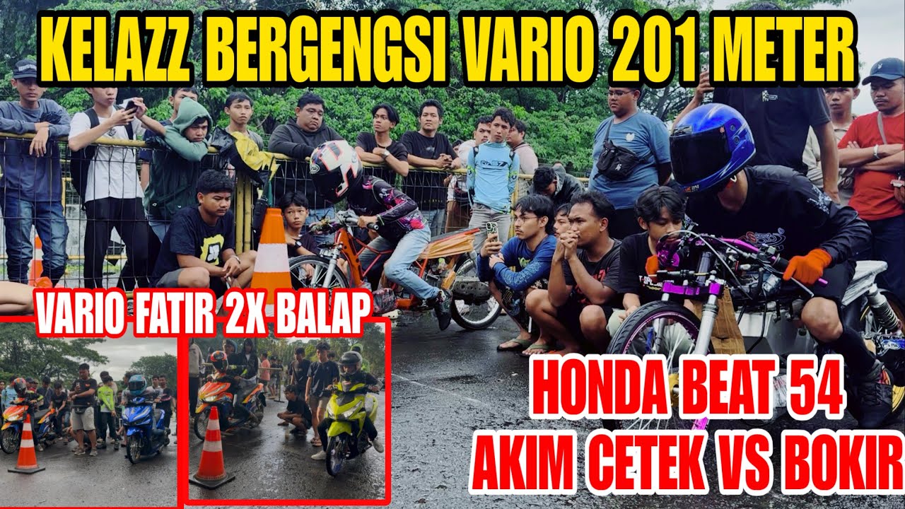 VARIO 200CC 201 METER YANG LAGI HITS‼️VARIO FATIR DIGENGBENG VARIO FORTUNS & ALIF CHILD