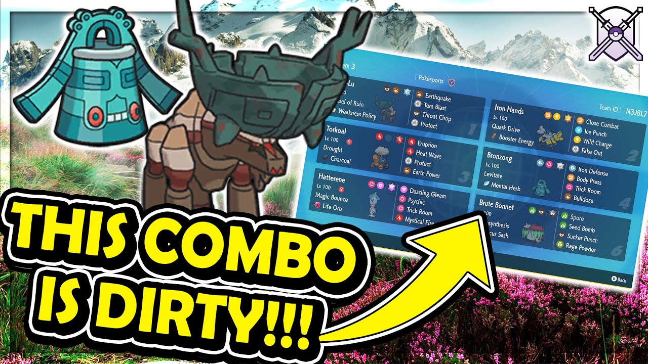 CRAZY WEAKNESS POLICY TING-LU COMBO | Battle Stadium Doubles | Pokémon Scarlet & Violet - Pokesports