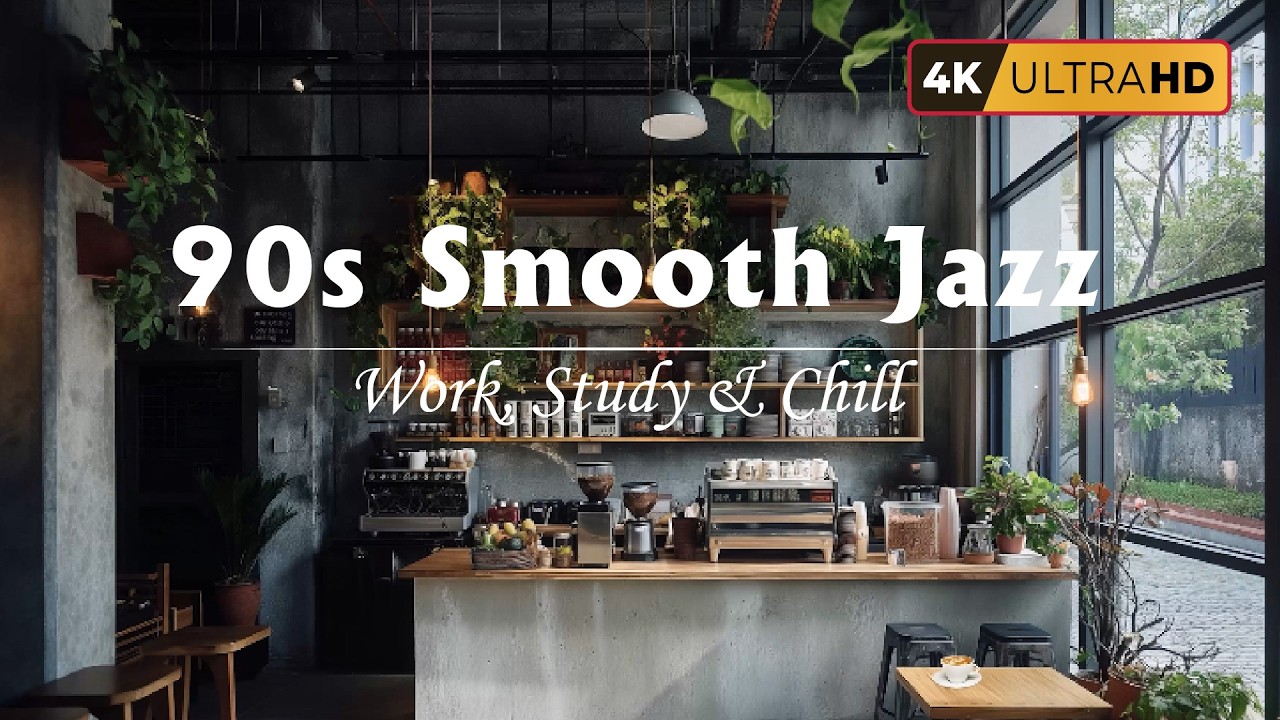 90s Smooth Jazz – Cozy Cafe Ambience for Work, Study & Chill - Fresh Start