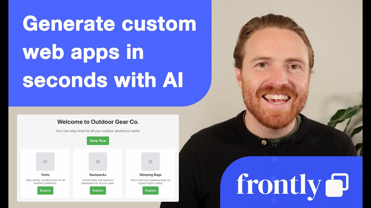 Frontly - Generate Custom Apps In Seconds With AI
